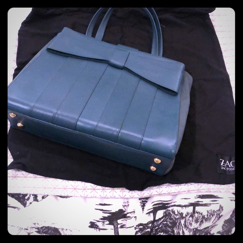 Zac by Zac Posen green bag